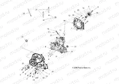 DRIVE TRAIN | DRIVE TRAIN, MAIN GEARCASE - A09ZN85/8X ALL OPTIONS (49ATVGEARCASE09SPXP550)