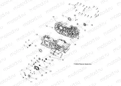 DRIVE TRAIN | DRIVE TRAIN, MAIN GEARCASE - A10DH50AX/AZ (49ATVGEARCASE10SP500TRG)