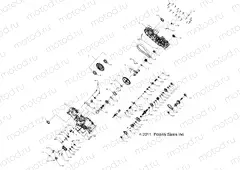 DRIVE TRAIN | DRIVE TRAIN, MAIN GEARCASE - A13MB46TH (49ATVGEARCASE1332928)