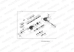 DRIVE TRAIN | DRIVE TRAIN, MAIN GEARCASE - A15DAA57AJ/AH/EAK (49ATVGEARCASE1333143)