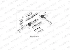 DRIVE TRAIN | DRIVE TRAIN, MAIN GEARCASE - A15DAH32EJ (49ATVGEARCASE1333376)