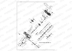 DRIVE TRAIN | DRIVE TRAIN, MAIN GEARCASE - A15SEA32AA/AH (49ATVGEARCASE1333303)