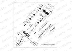 DRIVE TRAIN | DRIVE TRAIN, MAIN GEARCASE - A23SDE57P4 (49ATVGEARCASE1333274)