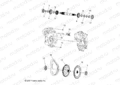 DRIVE TRAIN | DRIVE TRAIN, MAIN GEARCASE INTERNAL - A09BA50FA (49ATVTRANSINTL08SCRAM2X4)