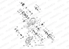DRIVE TRAIN | DRIVE TRAIN, MAIN GEARCASE INTERNAL COMPONENTS 1 - R13VE76FX/FI (49RGRTRANS12RZRSI)