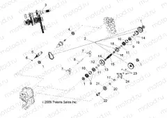 DRIVE TRAIN | DRIVE TRAIN, MAIN GEARCASE INTERNAL - R08RH68 ALL OPTIONS (49RGRTRANSINTL064X4XP)