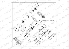 DRIVE TRAIN | DRIVE TRAIN, MAIN GEARCASE INTERNAL - R13TH76/7E ALL OPTIONS (49RGRTRANS1332961)