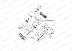 DRIVE TRAIN | DRIVE TRAIN, MAIN GEARCASE INTERNAL - R13WH76AG/AR/EAH/EAI (49RGRTRANS1332977)