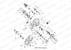 DRIVE TRAIN | DRIVE TRAIN, MAIN GEARCASE INTERNALS 1 - R11VH76/VY76 ALL OPTIONS (49RGRTRANSINTL11RZRS)