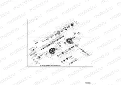 DRIVE TRAIN | DRIVE TRAIN, MAIN GEARCASE INTERNALS 1 - R15RTAD1AA/EA/ED1EA (700995)