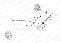 DRIVE TRAIN | DRIVE TRAIN, MAIN GEARCASE INTERNALS - A10NG50FA (49ATVTRANSINTL1332729)
