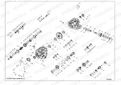DRIVE TRAIN | DRIVE TRAIN, MAIN GEARCASE INTERNALS (FROM 3/2/2020) - Z20P4L92AG/AP/BG/BP/LG/G92AG/AP/LG (1334385)