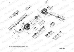 DRIVE TRAIN | DRIVE TRAIN, MAIN GEARCASE INTERNALS (FROM 3/2/2020) - Z20PAE92AC/BC/F92AC/LC (1334384)