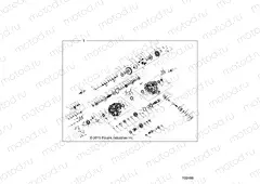 DRIVE TRAIN | DRIVE TRAIN, MAIN GEARCASE, INTERNALS - R15RMA32FA (700166)