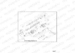 DRIVE TRAIN | DRIVE TRAIN, MAIN GEARCASE, INTERNALS - R15RTE87FA (700077)
