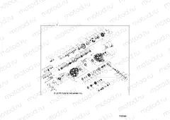DRIVE TRAIN | DRIVE TRAIN, MAIN GEARCASE INTERNALS - R16RTAD1A1(700344)