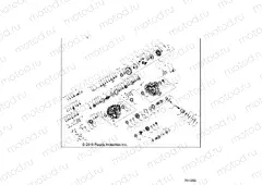 DRIVE TRAIN | DRIVE TRAIN, MAIN GEARCASE INTERNALS - R17RVAD1A1(701059)