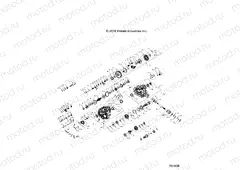 DRIVE TRAIN | DRIVE TRAIN, MAIN GEARCASE INTERNALS - R18RTE87F1/S87C1/F1 (701635)
