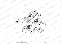 DRIVE TRAIN | DRIVE TRAIN, MAIN GEARCASE INTERNALS - R20RRE99F1/F9/FK/S99C1/C9/CK/S99F1/F9/FK/P99CF/FF (702656)