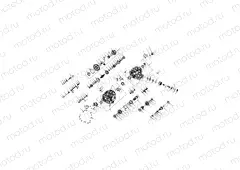 DRIVE TRAIN | DRIVE TRAIN, MAIN GEARCASE INTERNALS - R20RRU99A9/AA/AF/AP/AX/B9/BA/BF/BP/BX (702590)