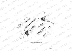 DRIVE TRAIN | DRIVE TRAIN, MAIN GEARCASE INTERNALS - R21RRM99AG (702471)