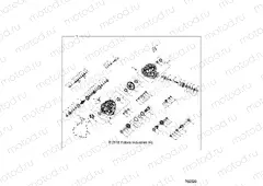 DRIVE TRAIN | DRIVE TRAIN, MAIN GEARCASE INTERNALS (TO 3/2/2020) - Z20P4L92AG/AP/BG/BP/LG/G92AG/AP/LG (702529)