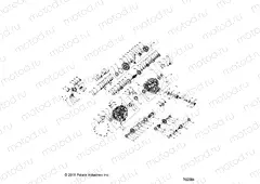 DRIVE TRAIN | DRIVE TRAIN, MAIN GEARCASE INTERNALS (TO 9/30/2019) - R20RRED4F1/N1/SD4C1 (702584)