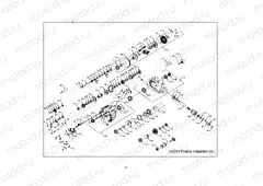 DRIVE TRAIN | DRIVE TRAIN, MAIN GEARCASE INTERNALS - Z15VAE87AK/AS/AI/AN/X87AL (49RGRGEARCASE1333267)