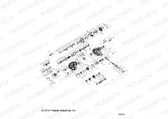 DRIVE TRAIN | DRIVE TRAIN, MAIN GEARCASE INTERNALS - Z15VBE87FK/JK (700058)