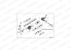 DRIVE TRAIN | DRIVE TRAIN, MAIN GEARCASE INTERNALS - Z15VCE87AT/AV (700013)