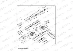 DRIVE TRAIN | DRIVE TRAIN, MAIN GEARCASE INTERNALS - Z15VDE99FV (49RGRGEARCASE151KEU)