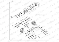 DRIVE TRAIN | DRIVE TRAIN, MAIN GEARCASE INTERNALS - Z15VHE57AS/AK (49RGRTRANSINTL1333084)