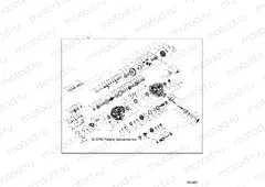 DRIVE TRAIN | DRIVE TRAIN, MAIN GEARCASE INTERNALS - Z18VDE99FK/S99CK/FK (701651)