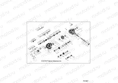 DRIVE TRAIN | DRIVE TRAIN, MAIN GEARCASE INTERNALS - Z19VDE99AD/BD/LD/AK/BK/AN/BN/L99AC/BC/K99AD/AK/AN/BD/BK/BN (701507)