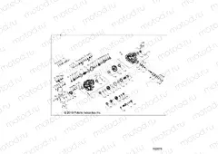 DRIVE TRAIN | DRIVE TRAIN, MAIN GEARCASE INTERNALS - Z20A5A87B2/E87BP/BK/BX (702678)