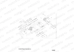 DRIVE TRAIN | DRIVE TRAIN, MAIN GEARCASE INTERNALS - Z20N4M99AL (702685)