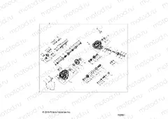 DRIVE TRAIN | DRIVE TRAIN, MAIN GEARCASE INTERNALS - Z20R4B92AC/BC/AR/BR/D92AC/BC/AR/BR (702691)
