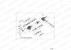 DRIVE TRAIN | DRIVE TRAIN, MAIN GEARCASE INTERNALS - Z21N4E99NG (701795)