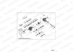 DRIVE TRAIN | DRIVE TRAIN, MAIN GEARCASE INTERNALS - Z22N4E99AJ/AN/BJ/BN (702679)