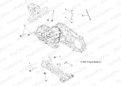 DRIVE TRAIN | DRIVE TRAIN, MAIN GEARCASE MOUNTING - A09LB27AA (49ATVGEARCASEMTG08HAWKINTL)