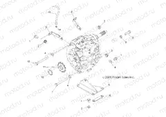 DRIVE TRAIN | DRIVE TRAIN, MAIN GEARCASE MOUNTING - A13EA32AA (49ATVTRANMTG10TB)