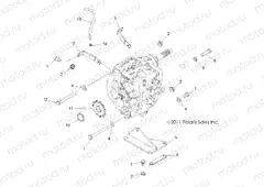 DRIVE TRAIN | DRIVE TRAIN, MAIN GEARCASE MOUNTING - A13EA32FA (49ATVGEARCASEMTG12BOSSI)