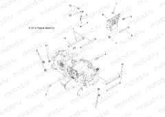 DRIVE TRAIN | DRIVE TRAIN, MAIN GEARCASE MOUNTING - A13MB46TH (49ATVGEARCASEMTG13HAWK)