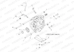 DRIVE TRAIN | DRIVE TRAIN, MAIN GEARCASE MOUNTING - A13NA32AA (49ATVTRANMTG11TBLZR)