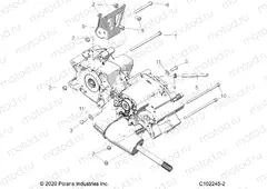 DRIVE TRAIN | DRIVE TRAIN, MAIN GEARCASE MOUNTING - A23S6E57F1/FK (C102245-2)