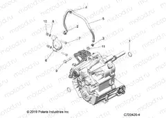 DRIVE TRAIN | DRIVE TRAIN, MAIN GEARCASE, MOUNTING - D21BEPD4B4 (C700426-4)