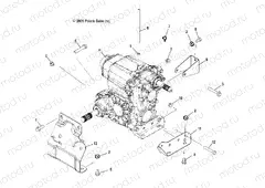 DRIVE TRAIN | DRIVE TRAIN, MAIN GEARCASE MOUNTING - R09HH68/HY68 ALL OPTIONS (4999203249920324B05)