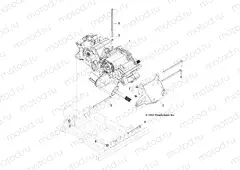 DRIVE TRAIN | DRIVE TRAIN, MAIN GEARCASE MOUNTING - R13RH76AG/AH/AN (49RGRGEARCASEMTG13800MID)