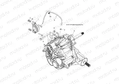 DRIVE TRAIN | DRIVE TRAIN, MAIN GEARCASE MOUNTING - R15RUA87/E87/YAA/ZAC ALL OPTIONS (49RGRGEARCASEMTG15CREW)