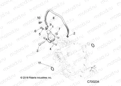 DRIVE TRAIN | DRIVE TRAIN, MAIN GEARCASE MOUNTING - R19RRU99/A/B (C700234)